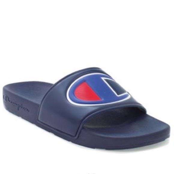 Champion slides navy blue Clearance